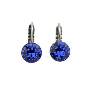 Ohrring Fassung fr 8 mm Chatons Swarovski Stein