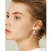 Earring setting for 10 mm Rivoli Swarovski and Preciosa crystals