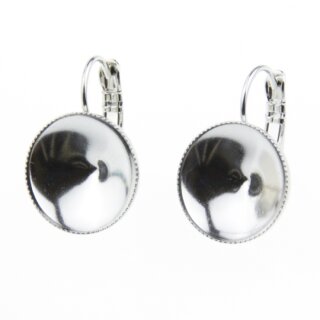 Ohrring Fassung fr 14 mm Rivoli Swarovski Stein