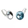 Earring setting for 14 mm Rivoli Swarovski Crystals