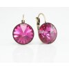 Earring setting for 14 mm Rivoli Swarovski Crystals