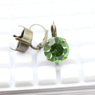 Ohrring Fassung fr 10 mm Chatons, Rivoli Swarovski Stein