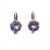 Earring setting for 8 mm Chatons Swarovski Crystals