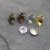 Earring setting for 14 mm Rivoli Swarovski Crystals