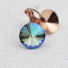 14mm Rivoli Leverback Ohrhaken Rohlinge, passend für Swarovski 1122 & gleich große Steine