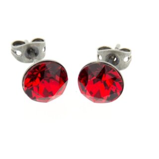 Ohrring Fassung fr 8 mm Chatons Swarovski Stein