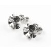 Stud Earring setting for 4 mm Chatons Swarovski Crystals