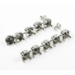 Ohrstecker Fassung für 6 mm Chatons Swarovski Stein