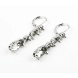 Ohrring Fassung für 4 mm Chatons Swarovski Stein und...