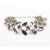 Bracelet setting for 8 mm Chatons Swarovski Crystals and 4200, 15x7 mm