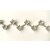 Zigzag Bracelet empty cupchain for 6 mm Chatons Swarovski Crystals