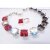 Bracelet setting for 8 mm Princess Square Swarovski Crystals and 2493, 8 mm