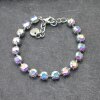 Bracelet setting for 6 mm Chatons Swarovski Crystals