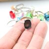 Ring setting for 18x13 mm Oval Swarovski Crystals