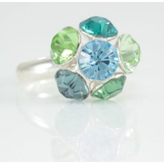Ring Fassung fr 6 mm Chatons Swarovski Stein