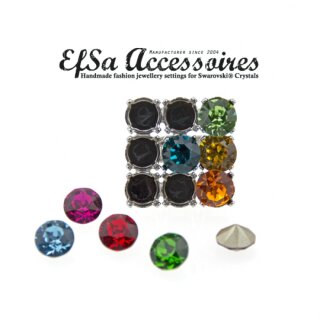 Ring Fassung fr 6 mm Chatons Swarovski Stein