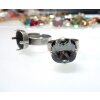 Ring setting for 12 mm Cushion Square Swarovski Crystals