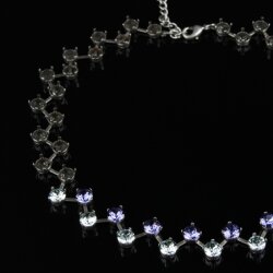 necklace setting for 6 mm Chatons Swarovski Crystals