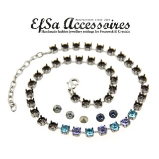 necklace setting for 6 mm Chatons Swarovski Crystals