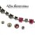 necklace setting for for 4 and 6 mm Chatonsi Swarovski Crystals