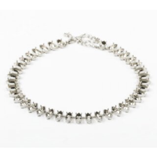 Ketten Fassung fr 15x7 mm Navette Swarovski Stein