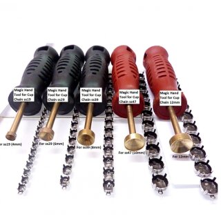 Ketten Fassung fr 6 und 8 mm Chatons Swarovski Stein