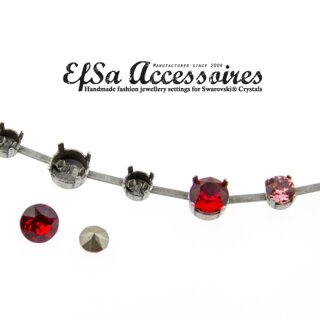 Ketten Fassung fr 6 und 8 mm Chatons Swarovski Stein