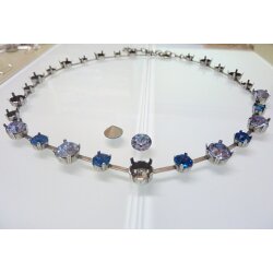 necklace setting for 6 mm Chatons Swarovski Crystals and ss39 (8 mm)