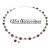 necklace setting for 6 mm Chatons Swarovski Crystals and ss39 (8 mm)