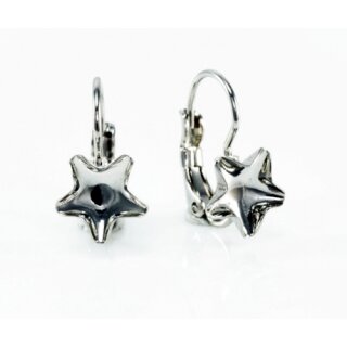 Earring setting for 10 mm Star Swarovski Crystals