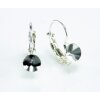 Earring setting for 6 mm Chatons Swarovski Crystals