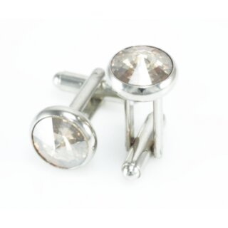 Manschettenknopf Fassung fr 10 mm Rivoli Swarovski Stein