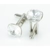 Cufflink setting for 10 mm Cushion Square Swarovski Crystals