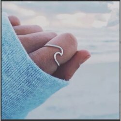 Wave Ring Wave Ring Silver Sea Ring