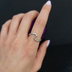 Wave Ring Wave Ring Silver Sea Ring