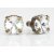 Stud Earring setting for Swarovski Crystals 1088 or 1122, ss47 (10 mm)