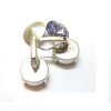 Earring setting for 14 mm Rivoli Swarovski Crystals