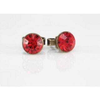 Ohrstecker Fassung fr 4 mm Chatons Swarovski Stein