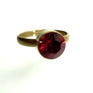 Ring Fassung fr 8 mm Chatons Swarovski Stein