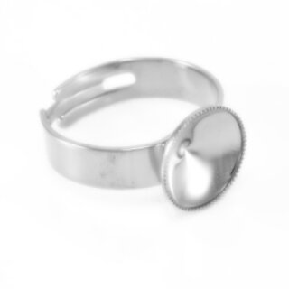 Ring Fassung fr 10 mm Rivoli Swarovski Stein