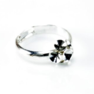 Ring Fassung für 4 mm Chatons Swarovski Stein
