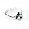 Ring Fassung für 4 mm Chatons Swarovski Stein
