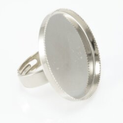 Ring setting for 30 mm Chessboard Round Flatback Chatons...