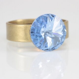 Ring Fassung fr 14 mm Rivoli Swarovski Stein
