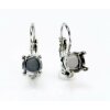 Earring setting for 6 mm Chatons Swarovski Crystals