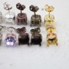 Ohrstecker Fassung für 8 mm Chatons, Rivoli Swarovski Stein