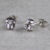 Stud Earring setting für 8 mm Chatons, Rivoli Swarovski Crystals
