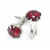 Cufflink setting for 12 mm Cushion Square Swarovski Crystals