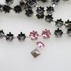 Ketten Fassung für 6 mm Princess Square Swarovski Kristall