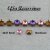 Empty cupchain necklace for 6 mm Princess Square Swarovski Crystals